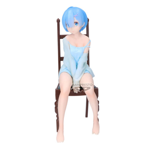 Re:zero Starting Life In Another World Rem Relax Time Figura 20cm Banpresto