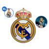 Real Madrid Wall Clock Bambino Licensing