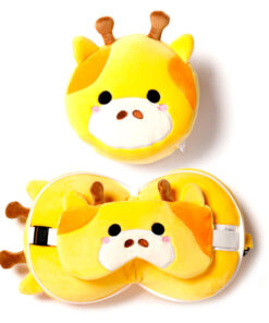 Relaxeazzz Giraffe Da Viaggio Cuscino Eye Mask Puckator