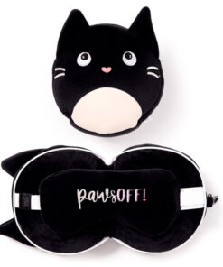 Resteazzz Fine Feline Cat Da Viaggio Cuscino Eye Mask Puckator