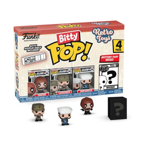 Retro Toys Bitty Pop! Vinile Figura 4-pack Gi Joe 2