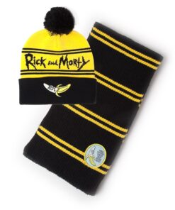 Rick E Morty - Banana Berretto & Sciarpa Regalo Set Difuzed