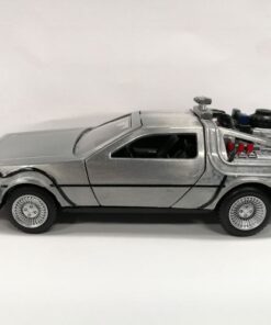 Ritorno Al Futuro Hollywood Rides Diecast Model 1/32 Delorean Macchina Del Tempo Jada Toys