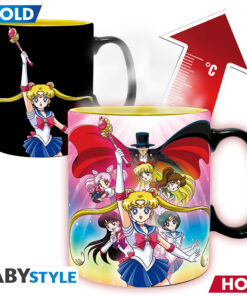Sailor Moon - Tazza Heat Change - 460 Ml - Group