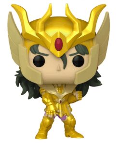 Saint Seiya Funko POP Vinile Figura Virgo Shun Gold 9 cm Scatola Rovinata