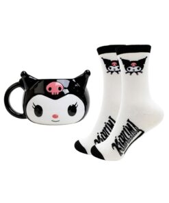 Sanrio 3d Tazza & Calzini Set Kuromi Blue Sky Studios