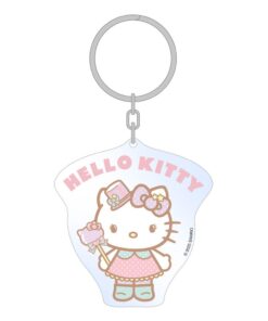 Sanrio Acrylic Portachiavi Hello Kitty Kawaii 6 Cm Sakami Merchandise