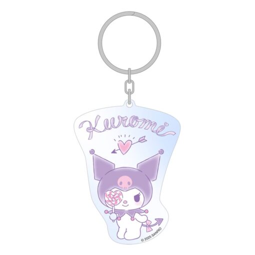 Sanrio Acrylic Portachiavi Kuromi 6 Cm Sakami Merchandise