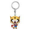 Sanrio Pop! Vinile Portachiavis 4 Cm Aggretsuko W/guitar  Funko
