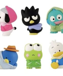 Sanrio Twinchees Mini Figures Hapidanbui Felpa Con Cappuccio 5 Cm  Takara Tomy