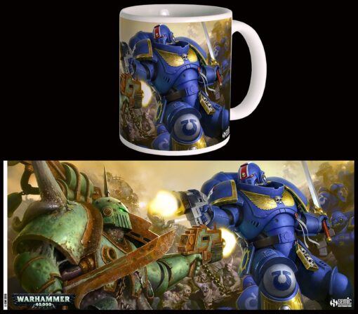 Semic Warhammer 40k Ultramarines Vs Nurgle Tazza