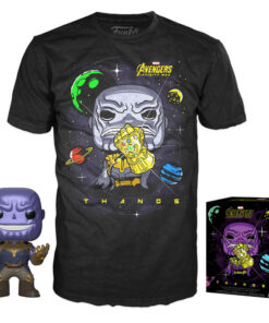 Set Figura Pop & Tee Marvel Avengers Thanos M Funko