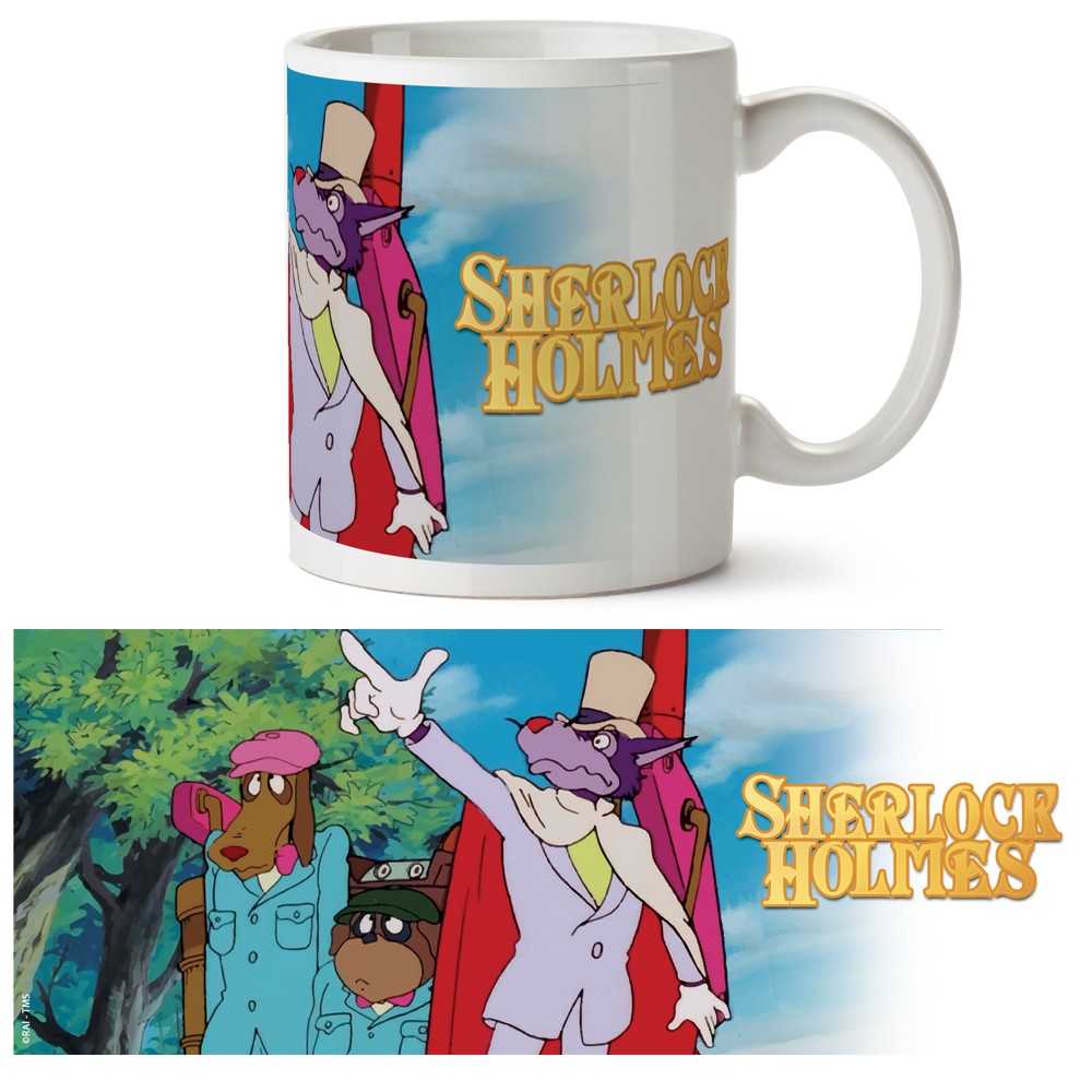 Sherlock Hound Moriarty Tazza Tazza Semic