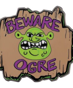 Shrek Spilla Badge Beware Ogre Edizione Limitata Fanattik