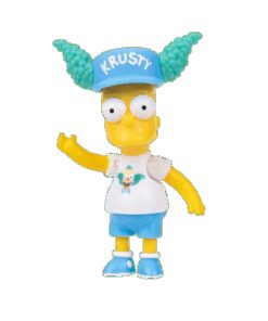 Simpsons Mini Figura Wave 3 Bart Krusty The Klown 6 Cm Jakks Pacific