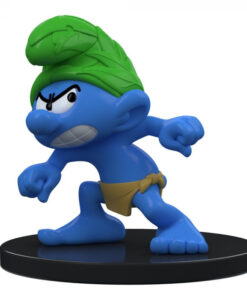 Smurfs Wild Smurf Resin Figura Statua Puppy