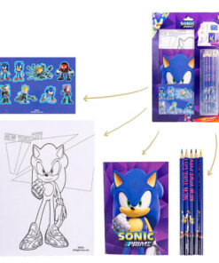 Sonic Prime Colouring Stationery Set Cerdà
