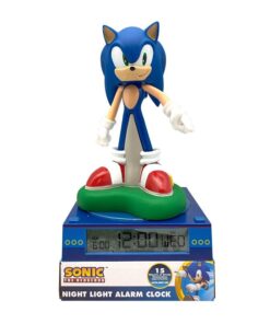 Sonic The Hedgehog 3d Lampada Con Sveglia Bambino Licensing