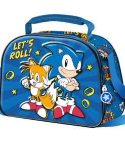 Sonic The Hedgehog Lets Roll 3d Borsa Per Il Pranzo Karactermania