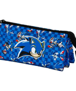 Sonic The Hedgehog Plus Action Astuccio Triplo Karactermania