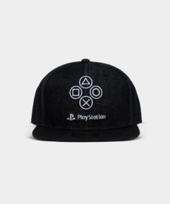 Sony Playstation - Denim Symbols Cappellino Snapback Difuzed