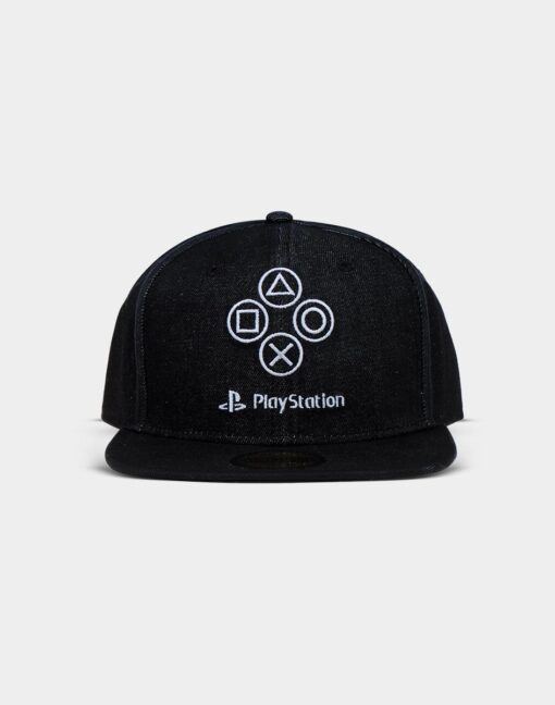 Sony Playstation - Denim Symbols Cappellino Snapback Difuzed
