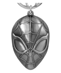 Spider-man Metal Portachiavi Spider-man Head Con Figure Int.