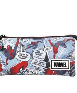 SPIDER-MAN Astuccio Portatutto Triplo HS Brush Karactermania