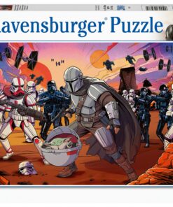 Star Wars Jigsaw Puzzle The Manddalorian: Face-off (200 Pezzi) Ravensburger