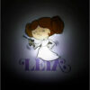 Star Wars Leia 3d Light Fx Mini Lampada 3d Light Fx