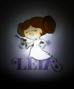 Star Wars Leia 3d Light Fx Mini Lampada 3d Light Fx