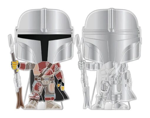 Star Wars Loungefly Pop! Enamel Spilla Mando 10 Cm Funko