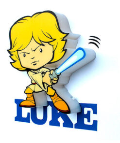 Star Wars Luke Skywalker 3d Light Fx Mini Lampada 3d Light Fx