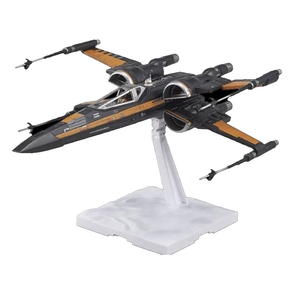 Star Wars Model Kit 1/72 Poe's X-Wing Fighter 17 Cm Bandai