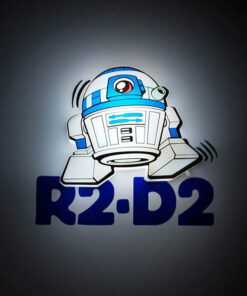 Star Wars R2-d2 3d Light Fx Mini Lampada 3d Light Fx