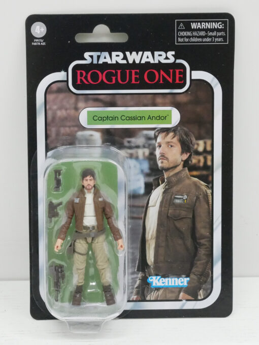 Star Wars: Rogue One Vintage Collection Action Figura Captain Cassian Andor 10 Cm Hasbro (Spedito in 24 ore)