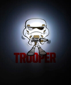 Star Wars Storm Trooper 3d Light Fx Mini Lampada 3d Light Fx