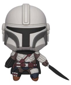 Star Wars The Mandalorian 3d Magnet Mando Con Darksaber Con Figure Int.