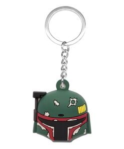 Star Wars The Mandalorian Ball Portachiavi Boba Fett Con Figure Int.