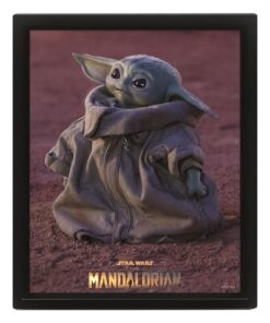 Star Wars: The Mandalorian Framed 3D Effect Poster Pack Grogu 26 X 20 Cm (3) Pyramid International