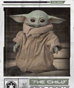 Star Wars The Mandalorian Poster Pack Wanted The Bambino 61 X 91 Cm (5) Pyramid International