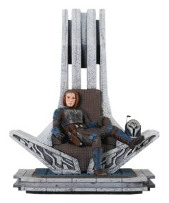 Star Wars: The Mandalorian Premier Collection 1/7 Bo-Katan Kryze On Throne 35 Cm Gentle Giant
