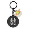 Star Wars: The Mandalorian Rubber Portachiavi Mandalorian & Grogu Difuzed