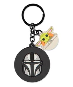 Star Wars: The Mandalorian Rubber Portachiavi Mandalorian & Grogu Difuzed
