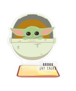 Star Wars The Mandalorian Stampa In Acrilico Grogu 11 Cm Abystyle