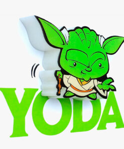 Star Wars Yoda 3d Light Fx Mini Lampada 3d Light Fx