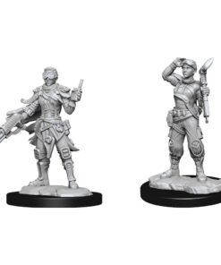 Starfinder Battles Deep Cuts Unpainted Miniatures Human Mechanic Case (2) Wizkids