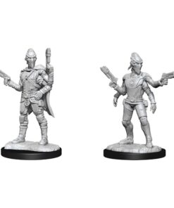 Starfinder Battles Deep Cuts Unpainted Miniatures Kasatha Operative Case (2) Wizkids