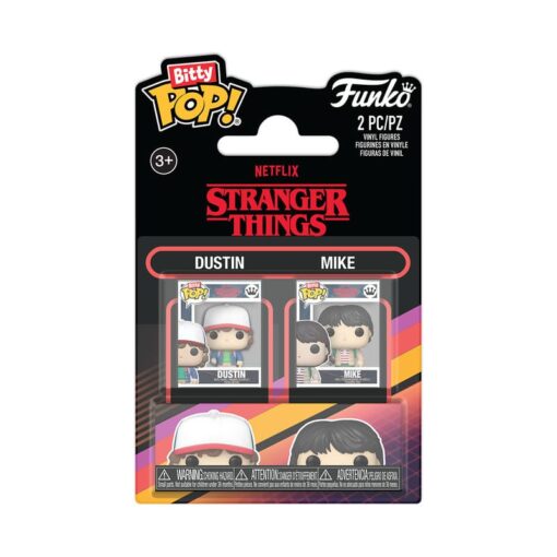 Stranger Things Bitty Pop! Vinile Figura 2-pack Dustin & Mike 2