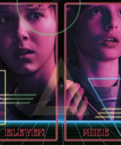 Stranger Things Panorama Puzzle Characters Clementoni